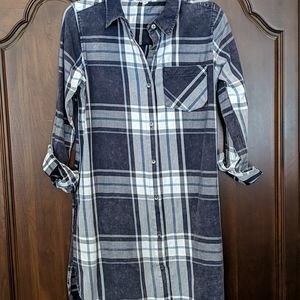 VanillaStar L/S Shirt-Dress, Size Small